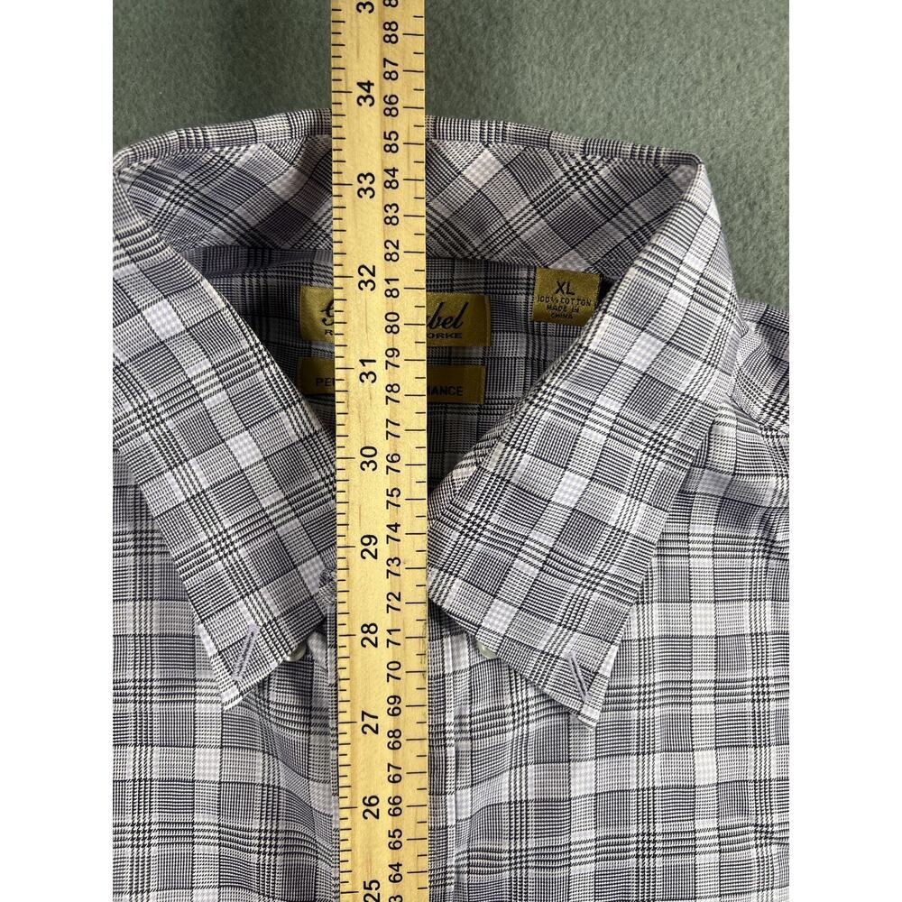 Gold Label Roundtree Yorke Men's Long Sleeve Button Down Dress Shirt XL Plaid - Picture 5 of 6
